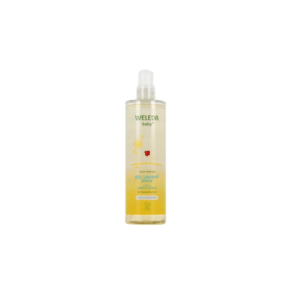 Weleda Bébé Gel Lavant Doux sans Parfum 400 ml