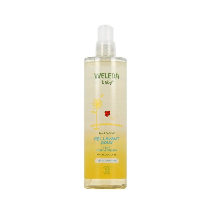 Weleda Bébé Gel Lavant Doux sans Parfum 400 ml