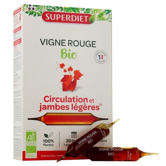 VIGNE ROUGE X20 AMPOULES SD