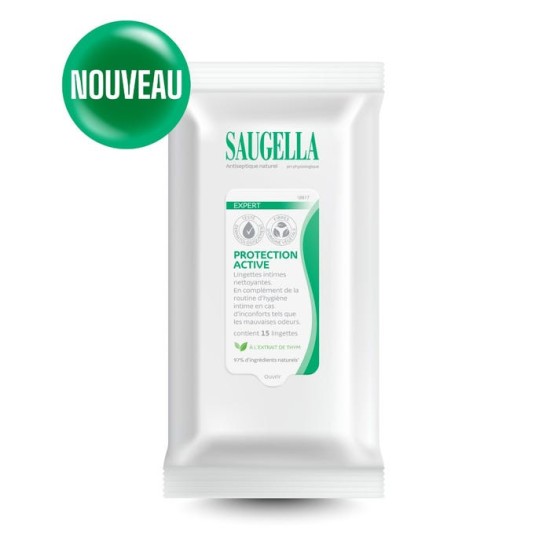 SAUGELLA LINGETTES ANTISEPTIQUES POCKET X15