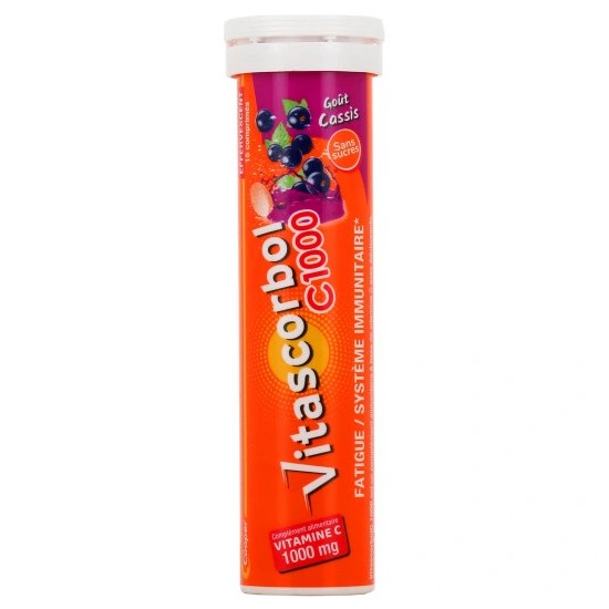 VITASCORBOL C1000 CASSIS EFF CPR B/15