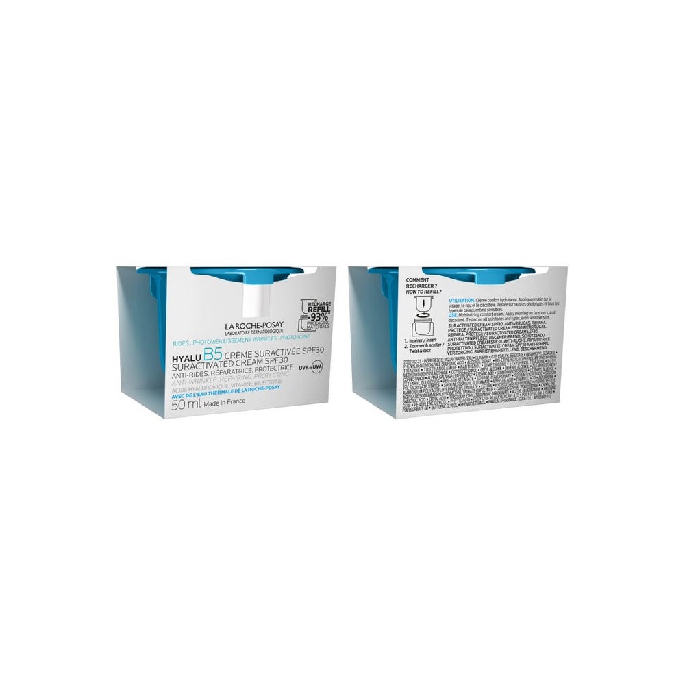 La Roche-Posay Hyalu B5 Crème Suractivée SPF30 Recharge 50 ml