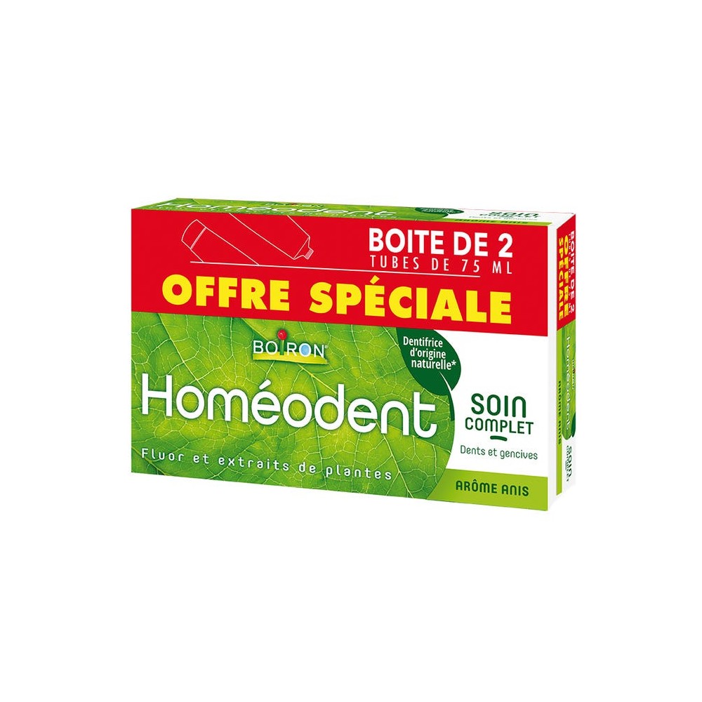 HOMEODENT ANIS DENTIF. 75MLX2 DUO
