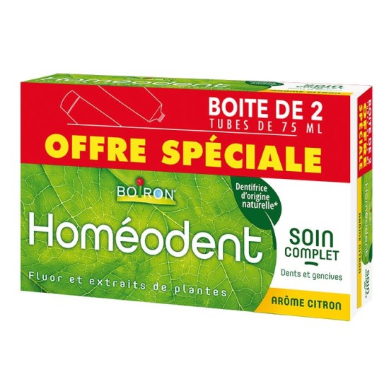 HOMEODENT CITRON DENTIF. 75MLX2 DUO