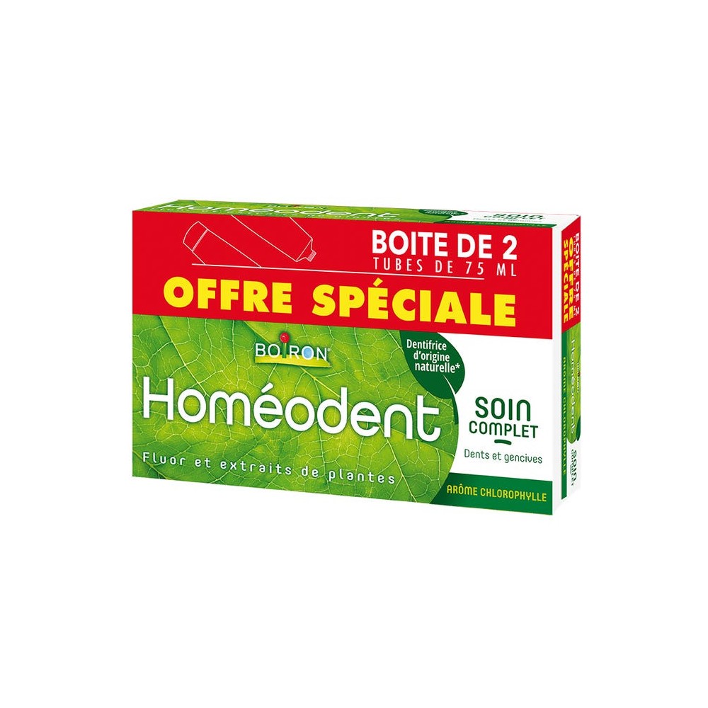HOMEODENT CHLORO. DENTIF. 75MLX2 DUO