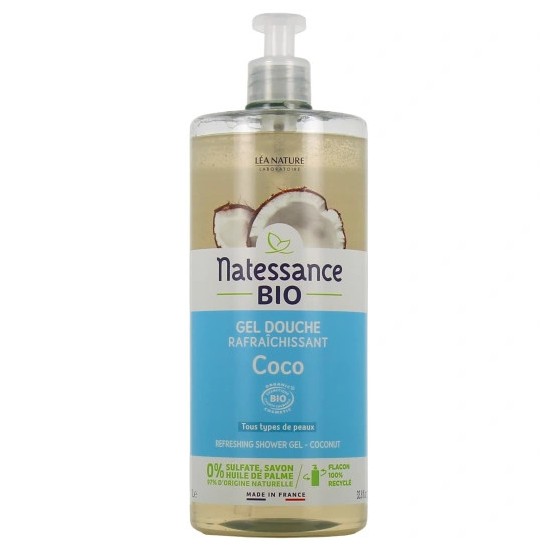 NATESSANCE GEL DCHE EAU COCO RAFRAICH FL/1L