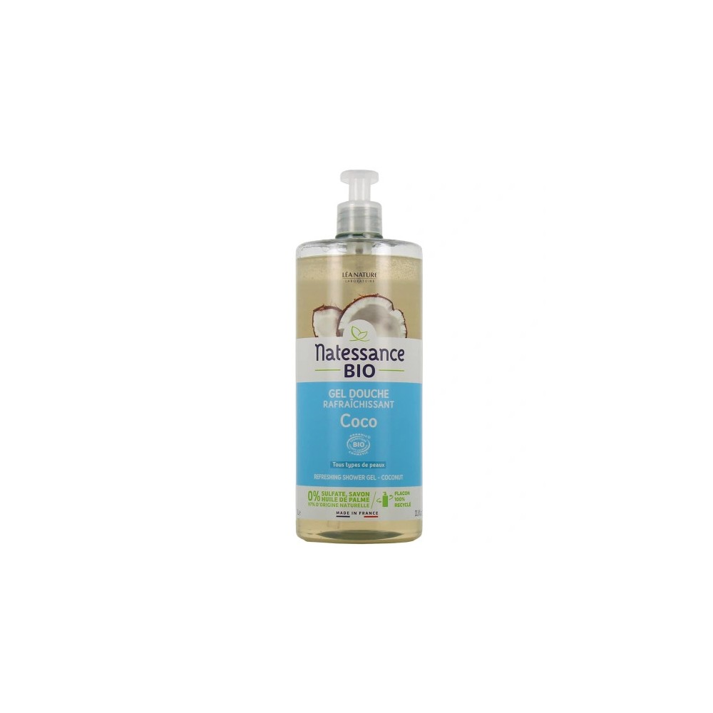 NATESSANCE GEL DCHE EAU COCO RAFRAICH FL/1L
