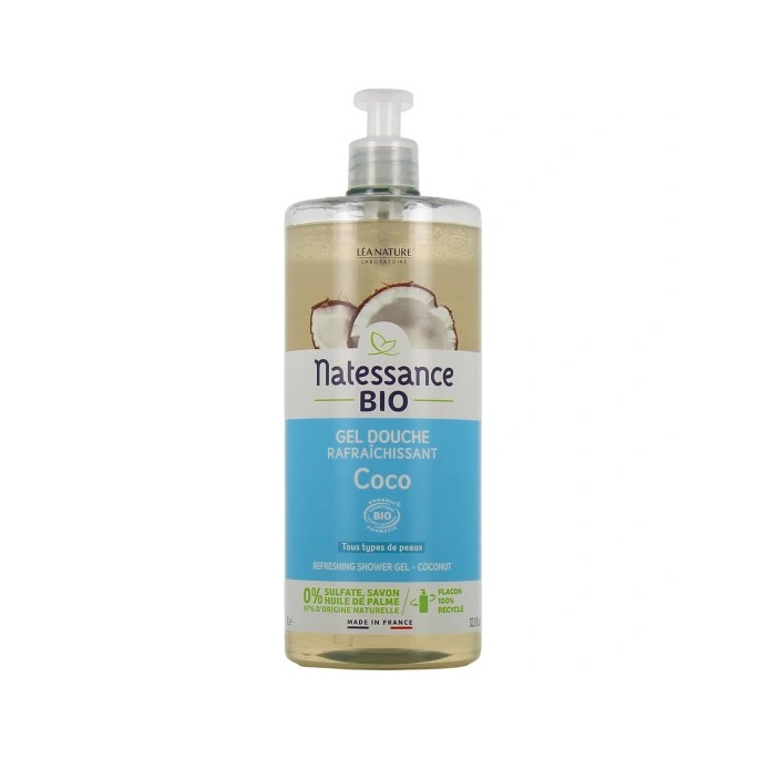 NATESSANCE GEL DCHE EAU COCO RAFRAICH FL/1L