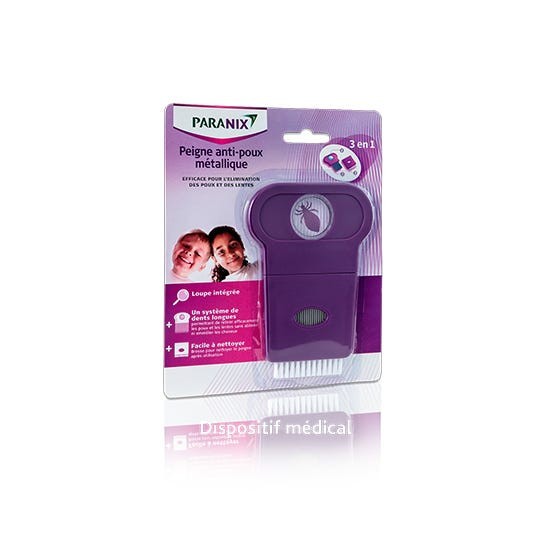 PARANIX PEIGNE 3 EN 1 METALLIQUE