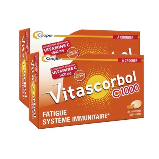 VITASCORBOL C 1000 CPR CROQ 2T/12 DUO