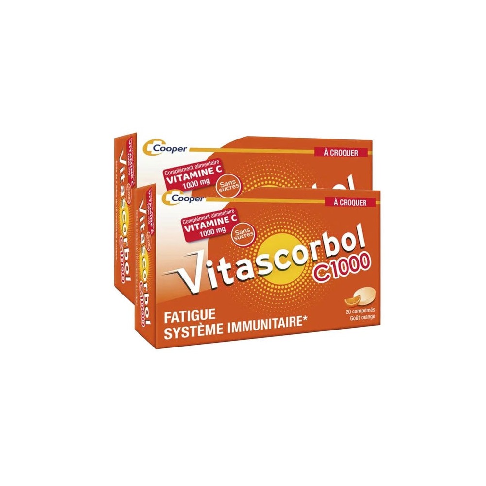 VITASCORBOL C 1000 CPR CROQ 2T/12 DUO