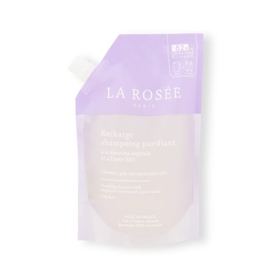 La Rosée shampoing purifiant recharge 400 ml