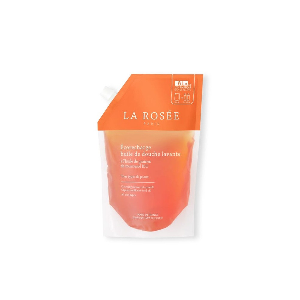 La Rosée Huile Douche Éco Recharge 800 ml