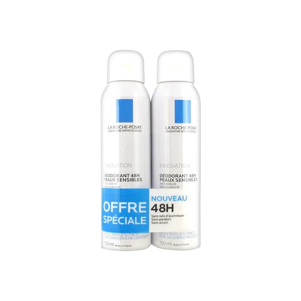 La Roche-Posay Déodorant 24H Aérosol Duo