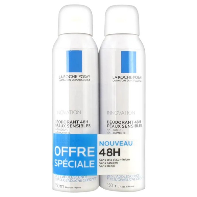 La Roche-Posay Déodorant 24H Aérosol Duo