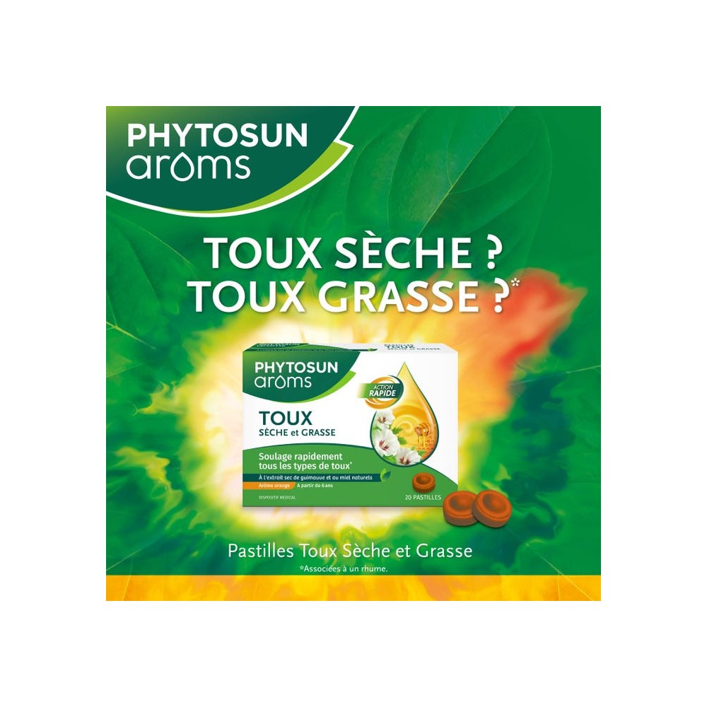 Phytosun Arôms Pastilles Toux 20 unités