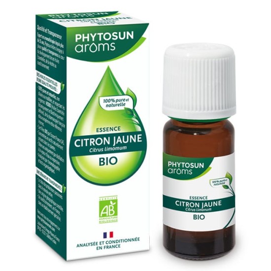 Phytosun huile essentielle citron jaune bio
