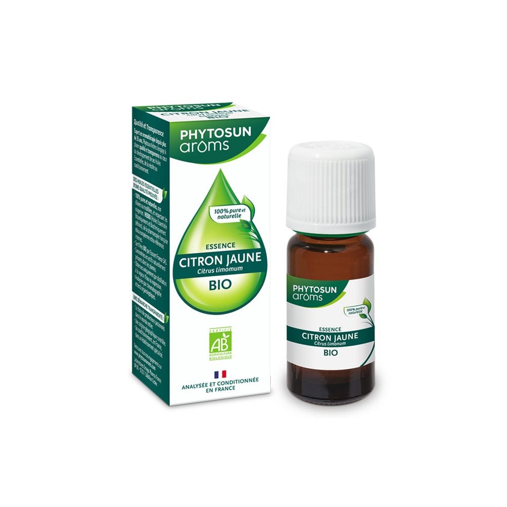 Phytosun huile essentielle citron jaune bio