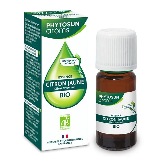 Phytosun huile essentielle citron jaune bio