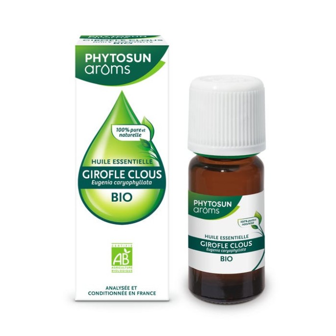 Phytosun huile essentielle girofle clous bio 10ml