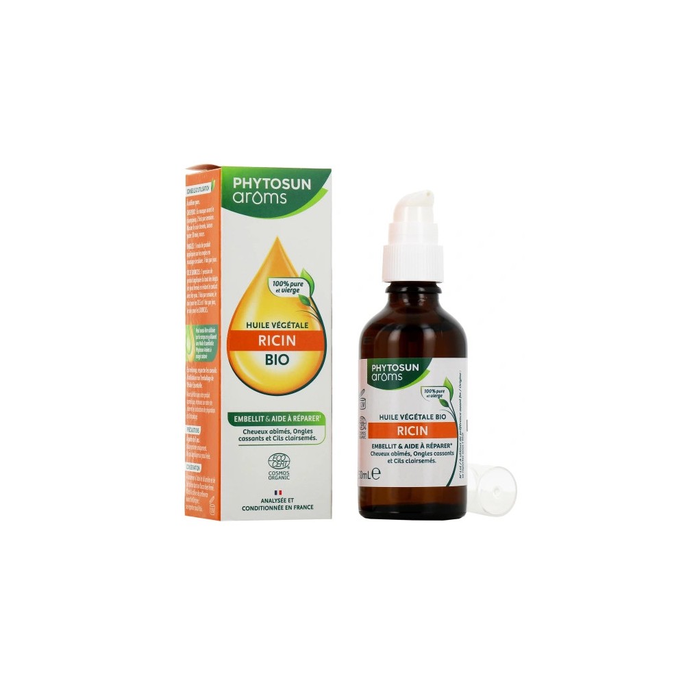 Omega Pharma Huile Végétale de Ricin 50 ml