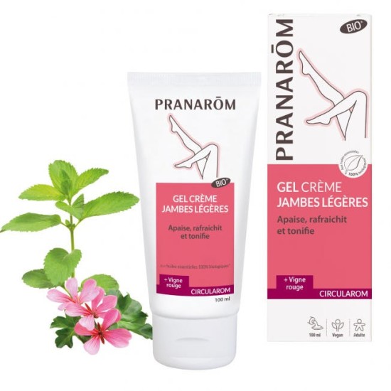 Pranarom Circularom Gel Crème Jambes Légères 100 ml