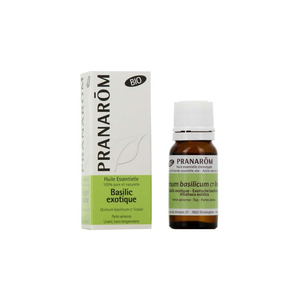 Pranarôm huile essentielle basilic exotique 10 ml
