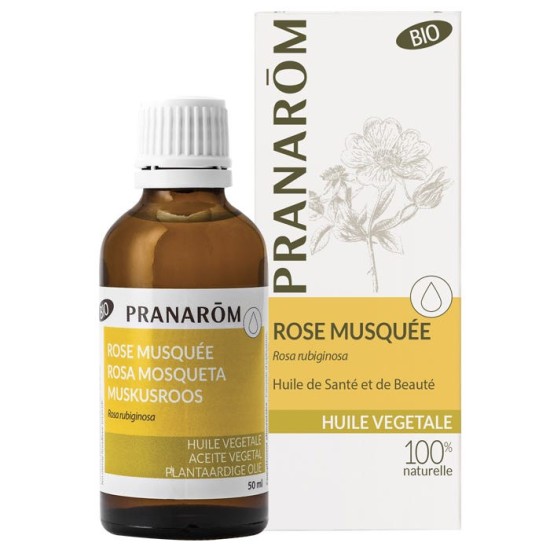 Pranarom huile végétale rose musquée 50 ml