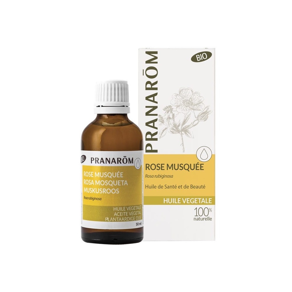 Pranarom huile végétale rose musquée 50 ml