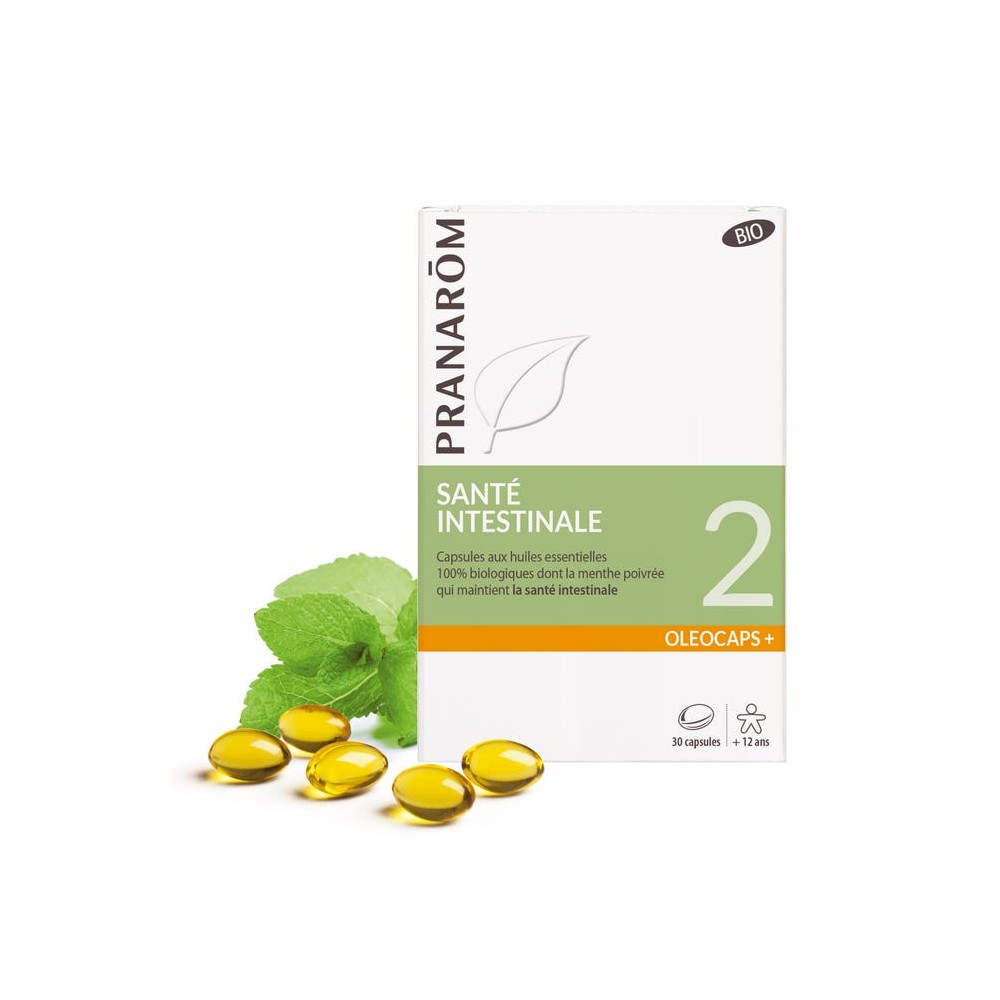 Pranarom Oléocaps 2 Caps santé intest bio