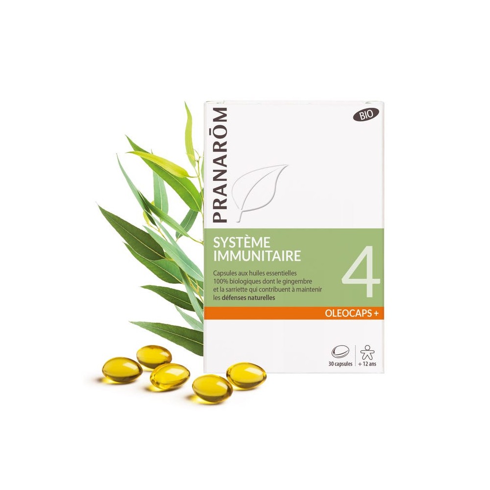 Pranarom Oléocaps 4 Système Immunitaire Bio