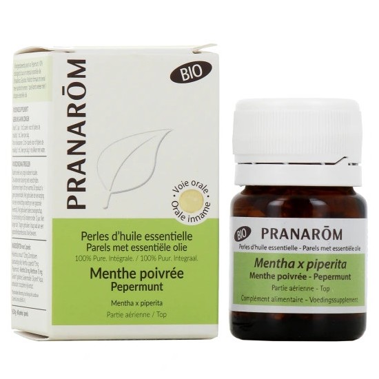 Pranarom Perles d'Huile Essentielle Menthe Poivrée