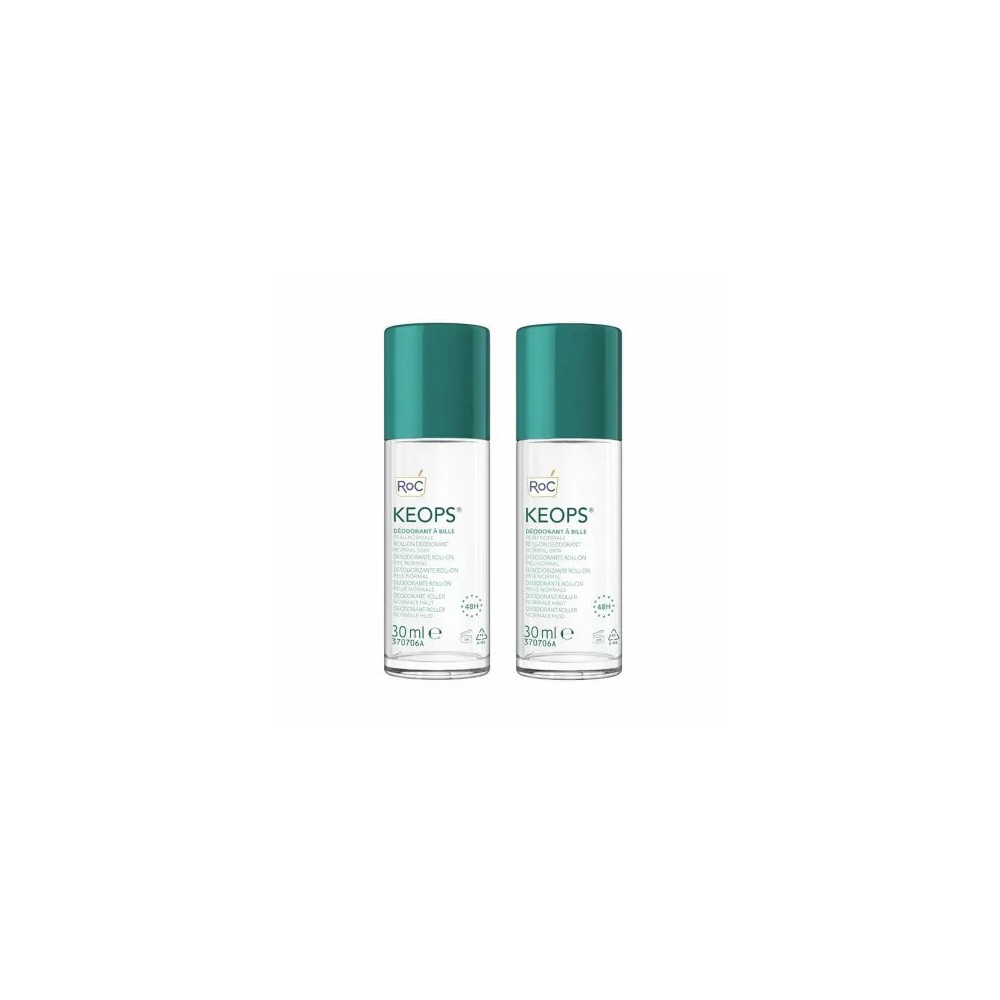 Roc Keops Déodorant bille duo 2x30 ml