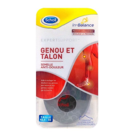 Scholl Semelle Genou Talon T3