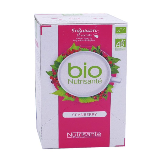 Nutrisanté Tisane Bio Cranberry 20 sachets