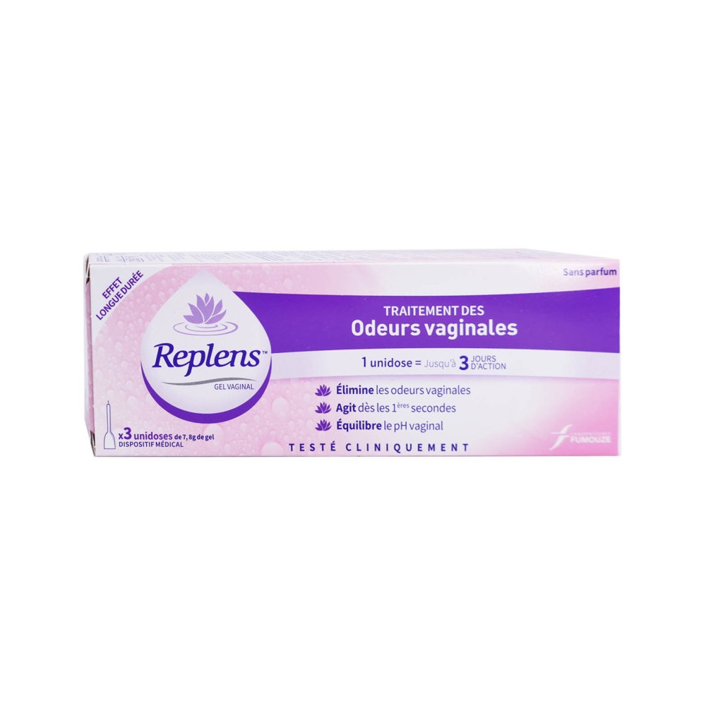 Replens soin vaginal unidose