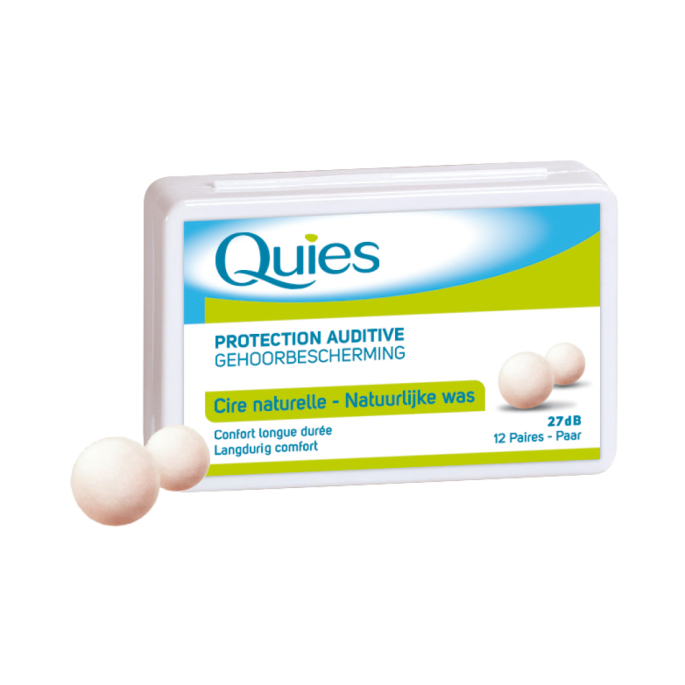 Quies Cire Grand Modèle 12 paires