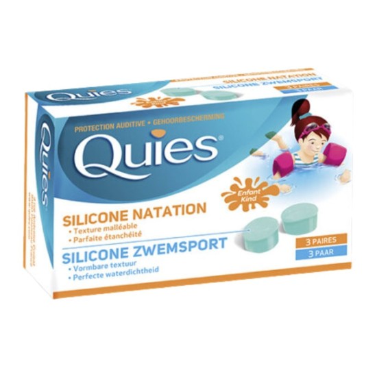 Quies Silicone Natation Enfants 3 paires