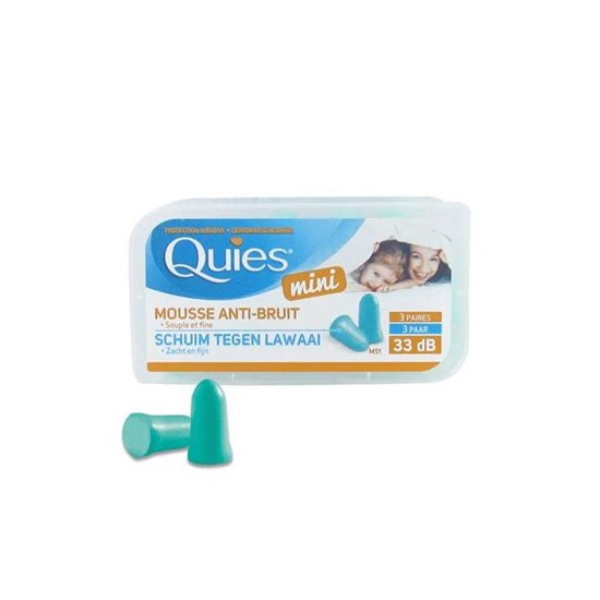 Quies Mousse Mini 3 Paires