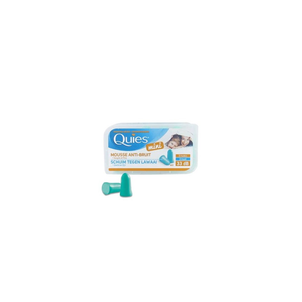 Quies Mousse Mini 3 Paires
