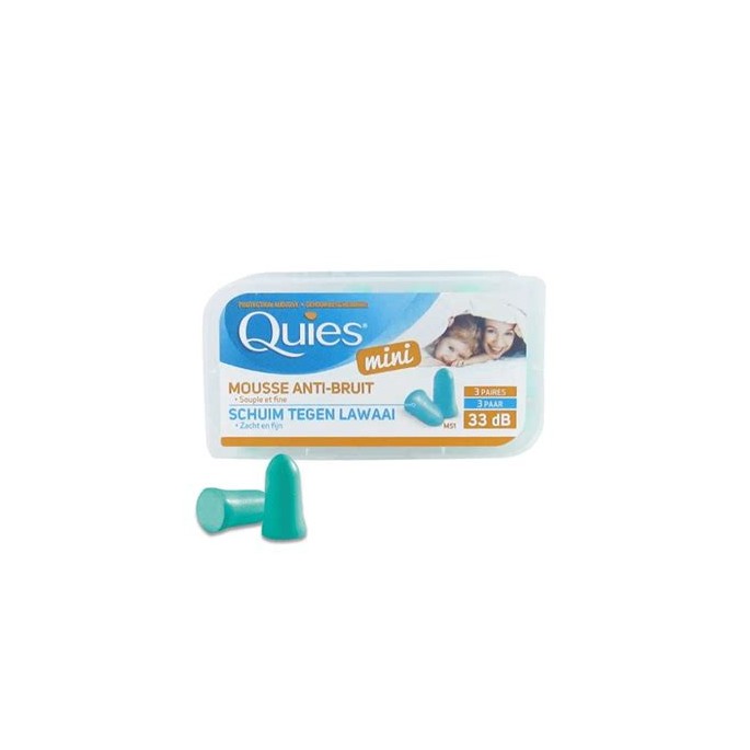 Quies Mousse Mini 3 Paires