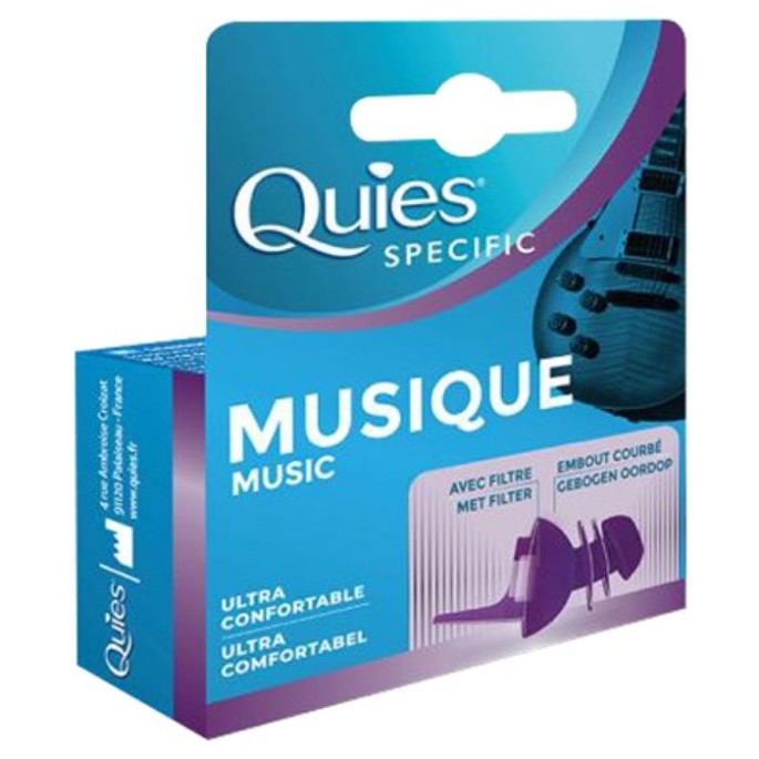 Quies spécifique musique Bouchons d'oreilles
