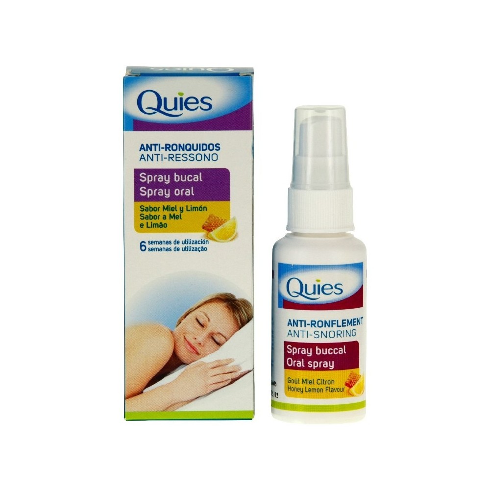 Quies anti-ronflement Miel Citron Spray 70 ml