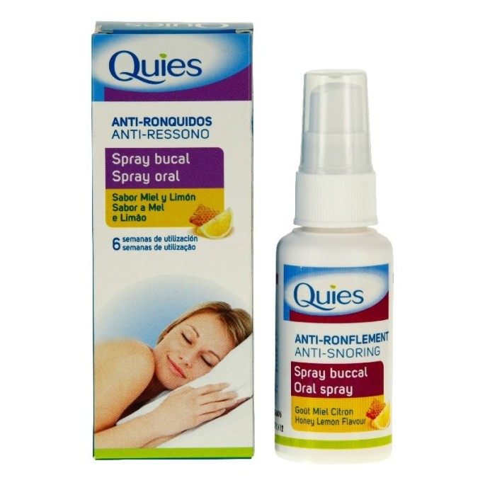 Quies anti-ronflement Miel Citron Spray 70 ml