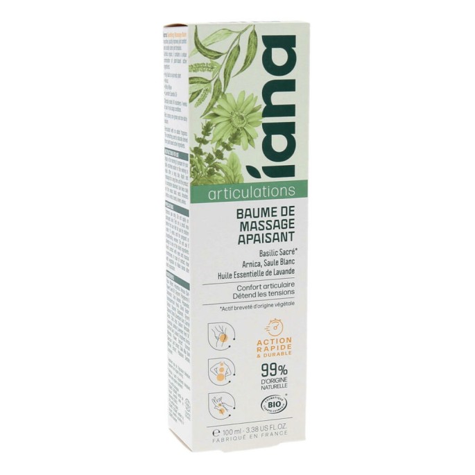 Iana baume de massage apaisant 100 ml