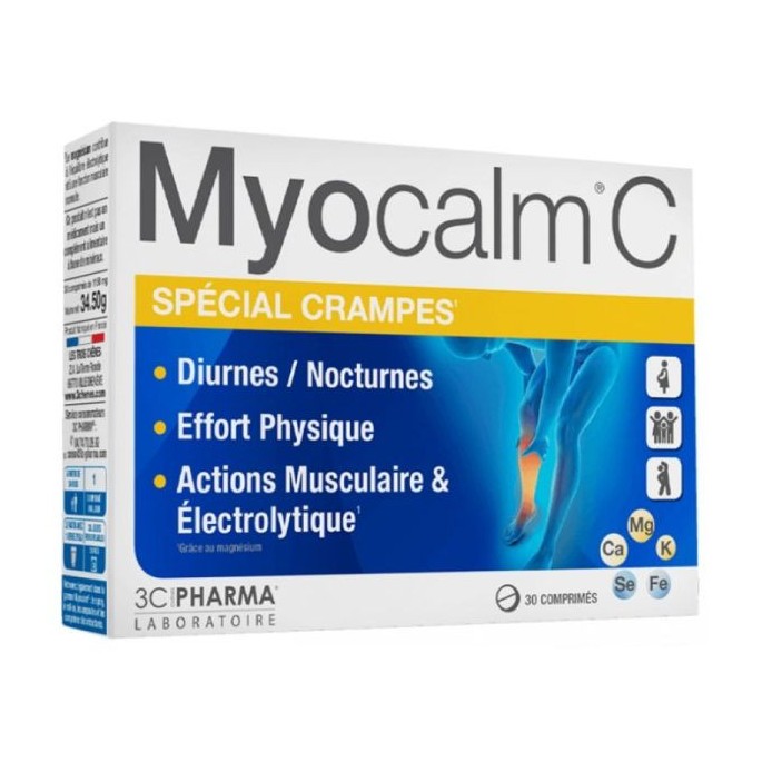 Myocalm Comprimés Crampes 30 unités