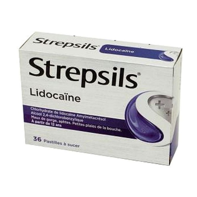 Strepsil Lidocaïne 36 pastilles