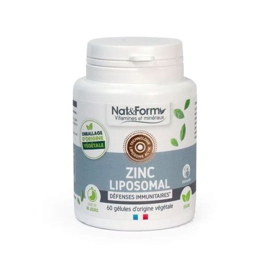 Nat Form Lipo Zinc Gelules 60 unités
