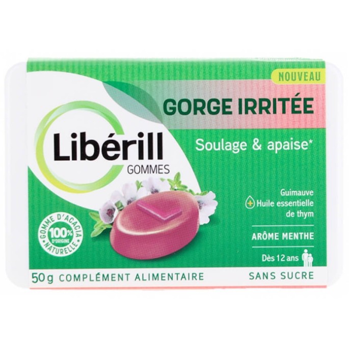 Liberill gommes gorge irritée 50 g