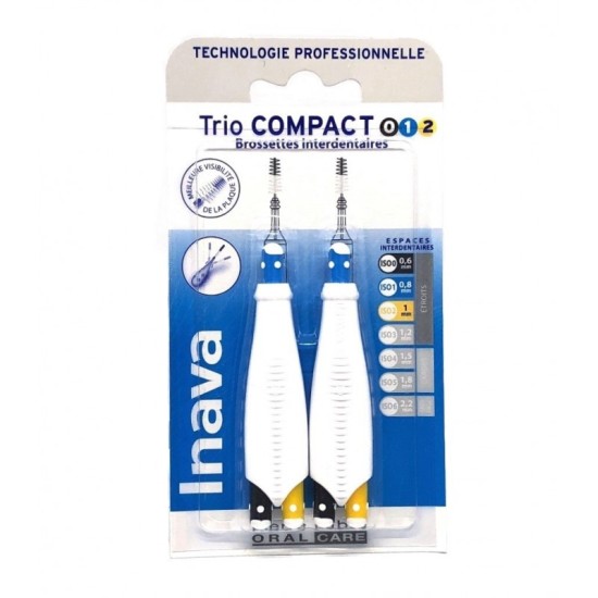 Inava Bros Trio Compact 012 Noir Bleu Jaune